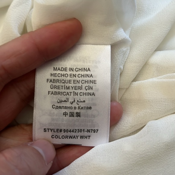 NWT bebe White Ruffle Swiss Dot Halter Convertible Romper XXS - Picture 13 of 16